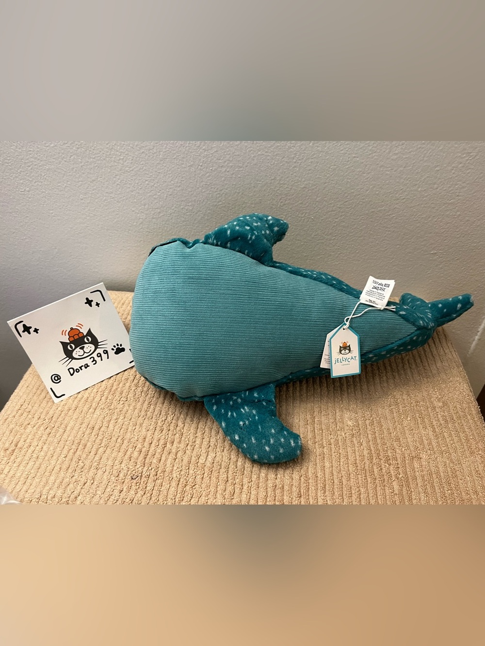 Authentic Jellycat Godfrey Whale Shark – New with Tag – Fast US Shipping - Picture 4 of 4
